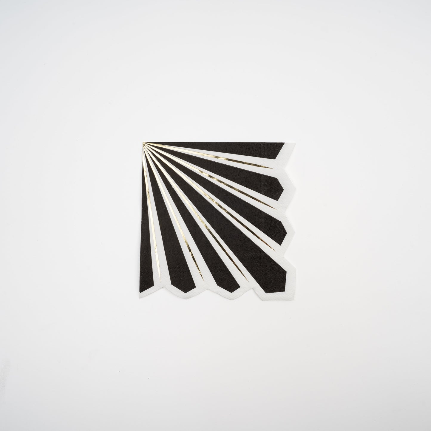 MCL23-CN2- Celebration Chic Black with Gold Foil Beverage Napkin