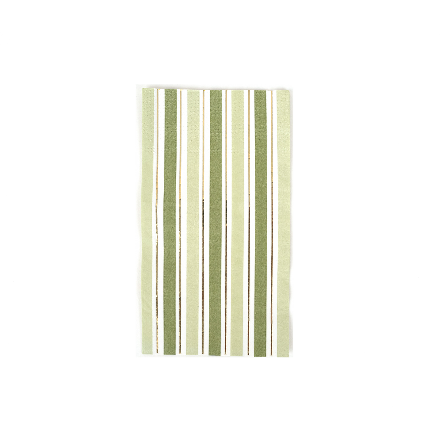 Green Striped Guest Towels