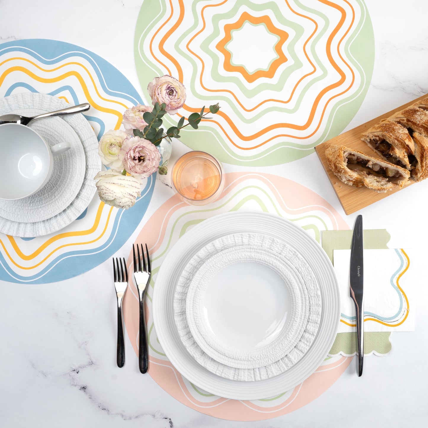 SUM23-CN2- Modern Waves Beverage Napkins