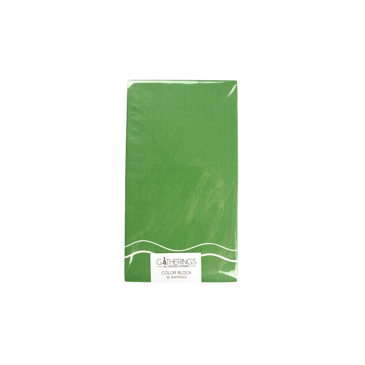 MCL24-GT13- Green Color Block Guest Towels
