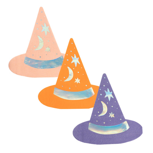 HAL24-CN1- Bewitching Hats Cocktail Napkins