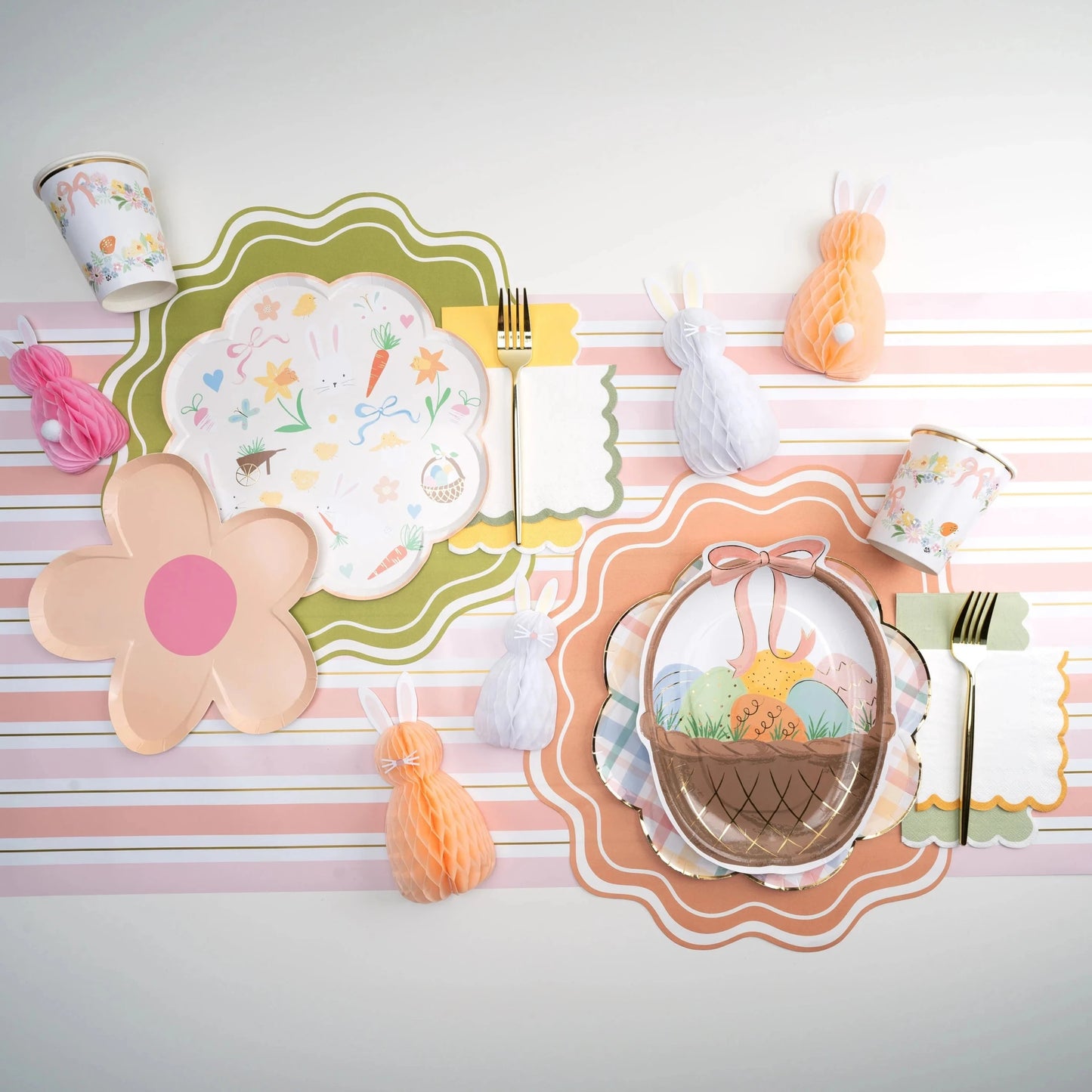 Nature Scallop Beverage Napkins