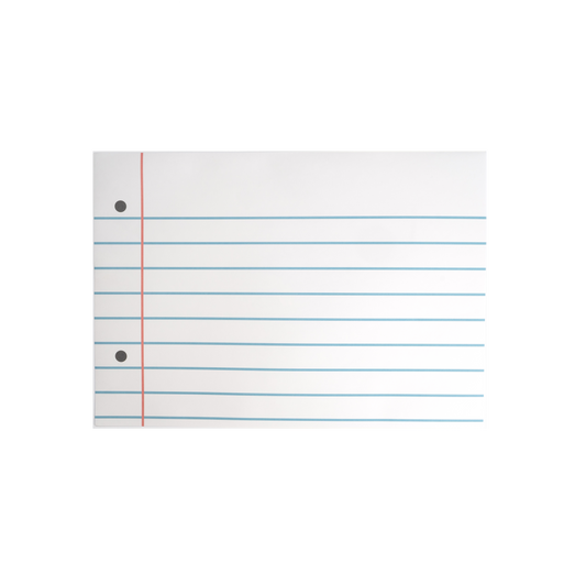 SCH23-PL1- Loose Leaf Paper Placemat