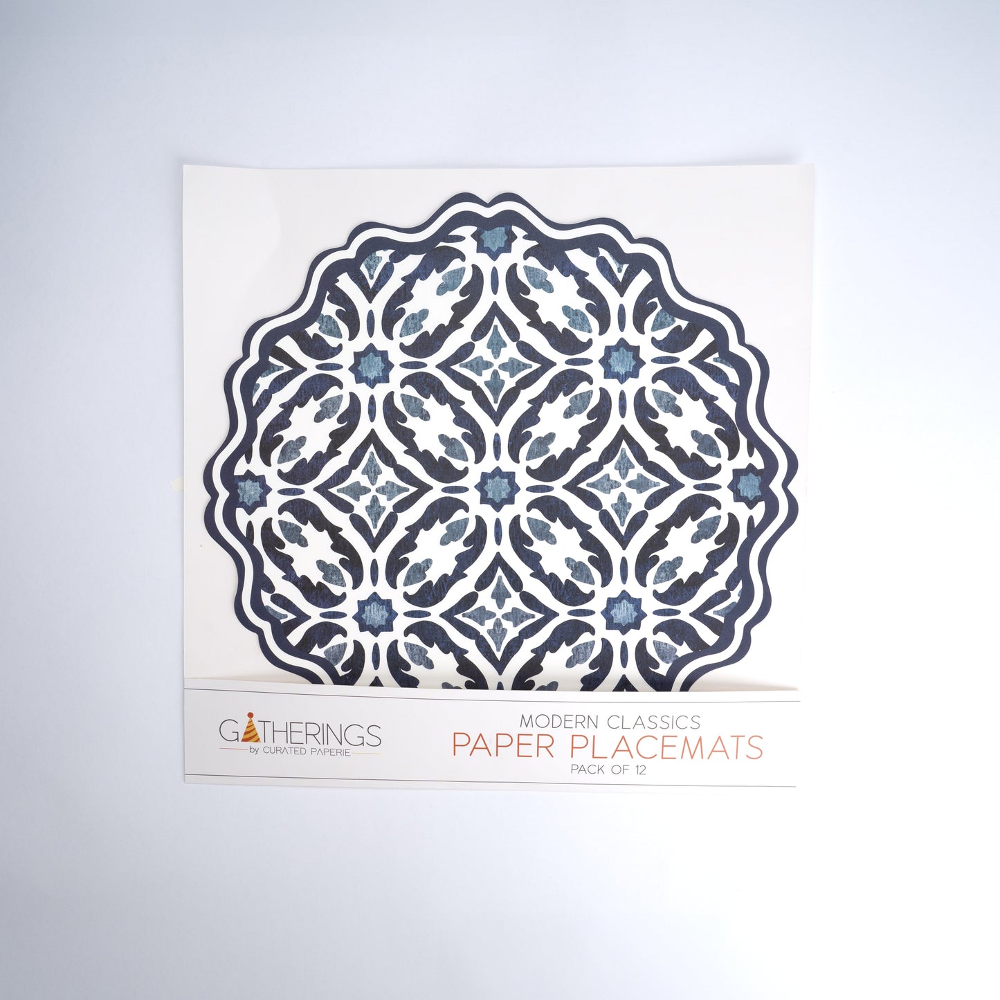 SUM23-PL2- Mediterranean Tile Design Paper Placemats
