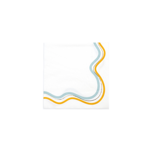 SUM23-CN2- Modern Waves Beverage Napkins