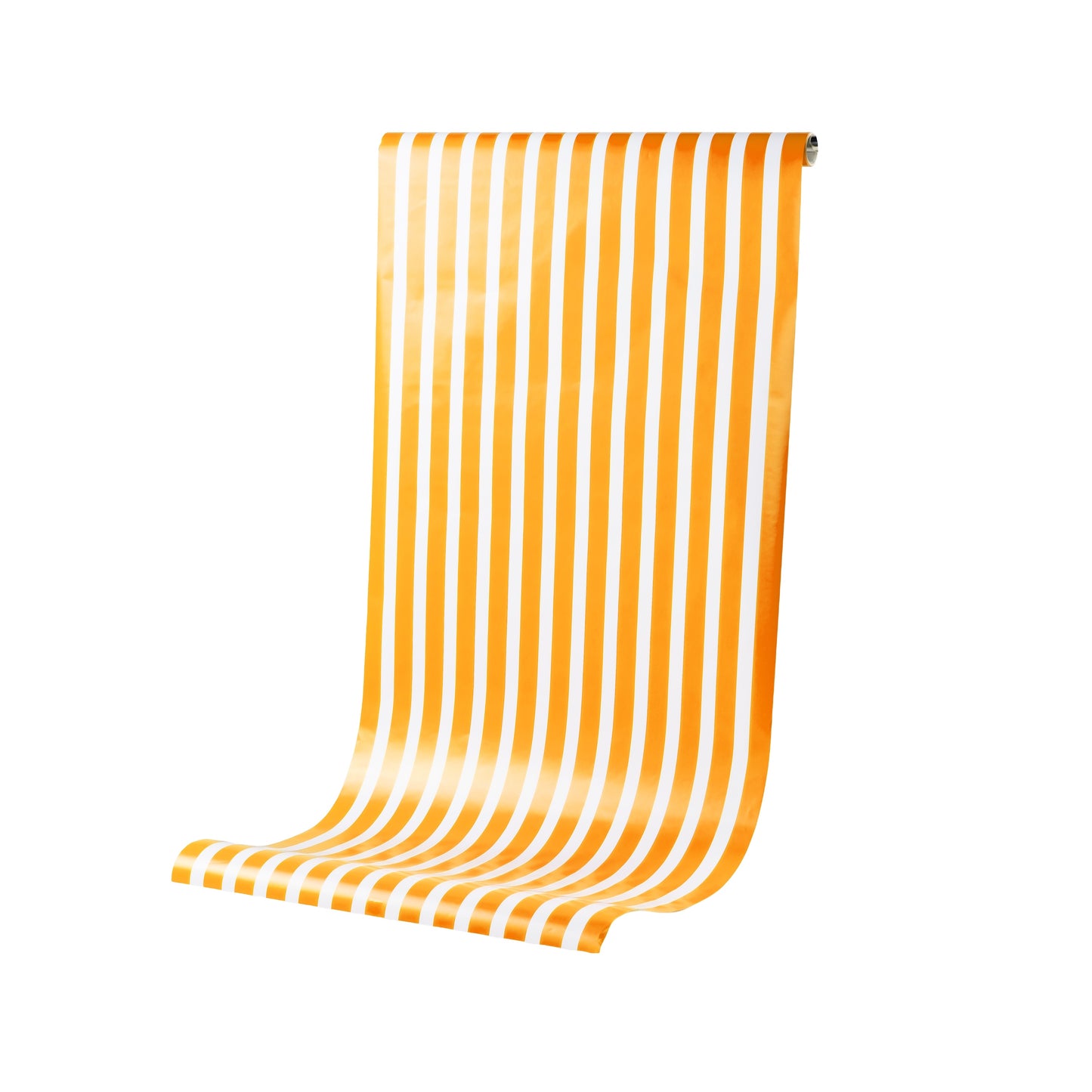 Orange Striped Table Runner