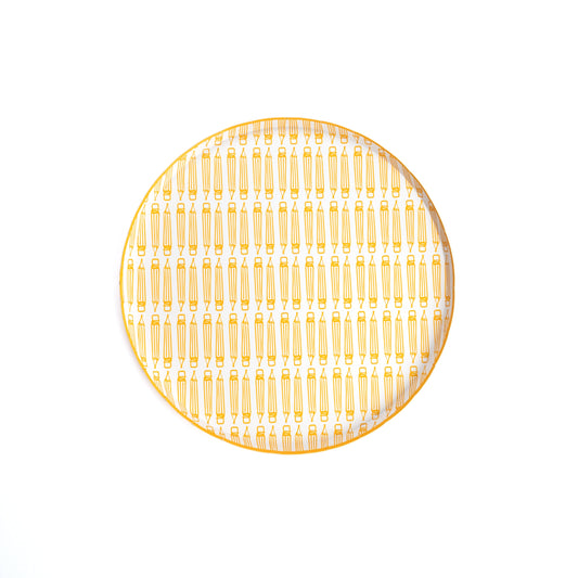 SCH24-DNP1- No. 2 Pencils Dinner Plates