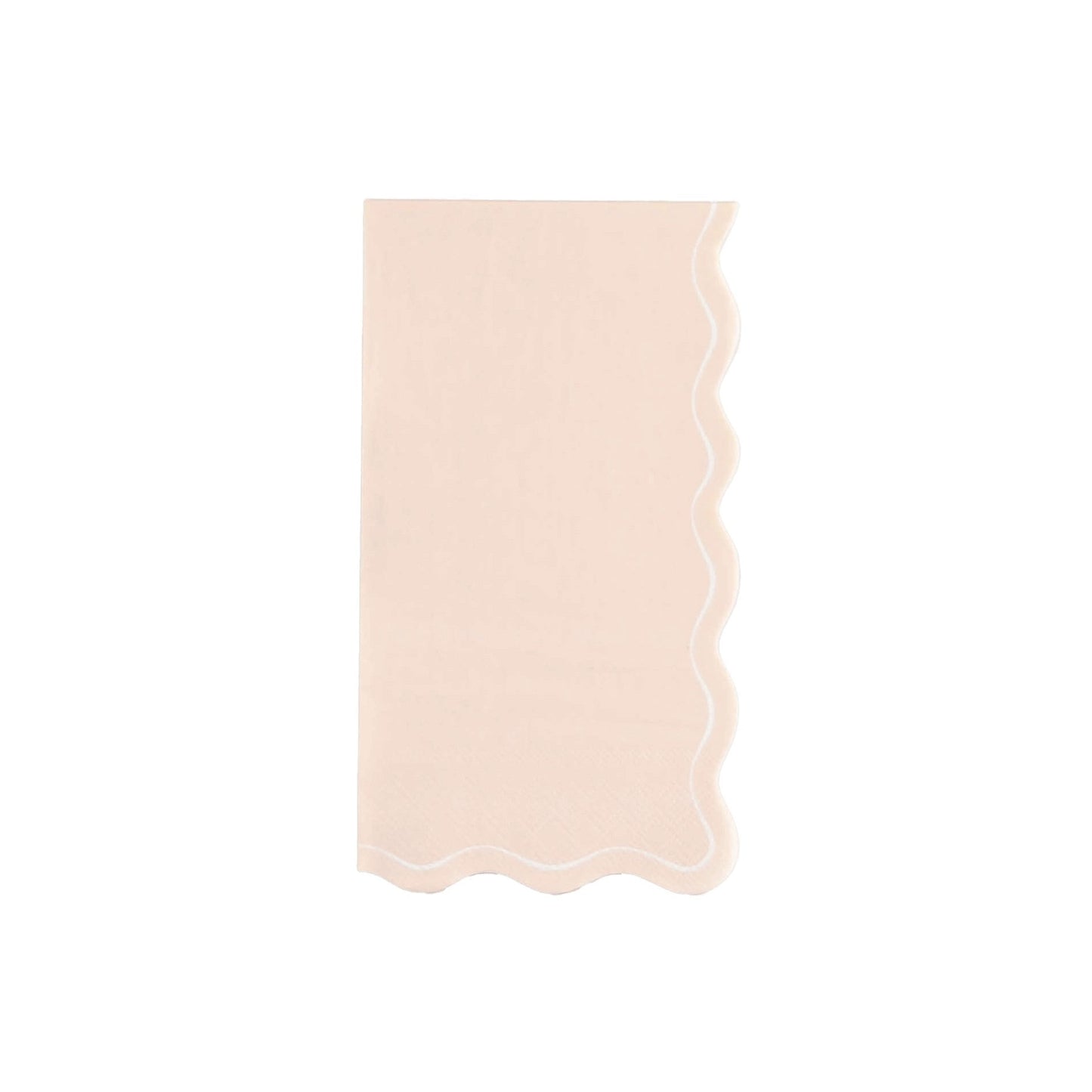 MCL25-GT22-Pink Scallop Guest Towels