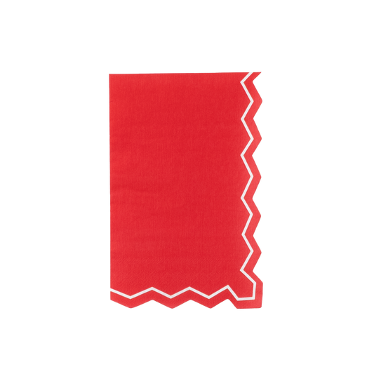 MCL25-GT18- Red Celebration ChicGuest Towels