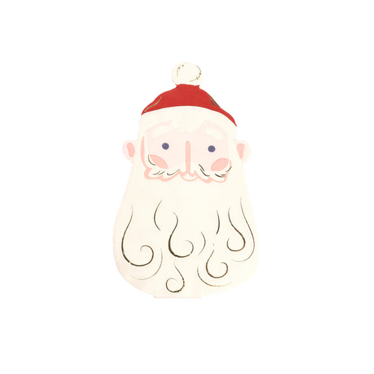 HOL24-CN4- Santa Claus Cocktail Napkin