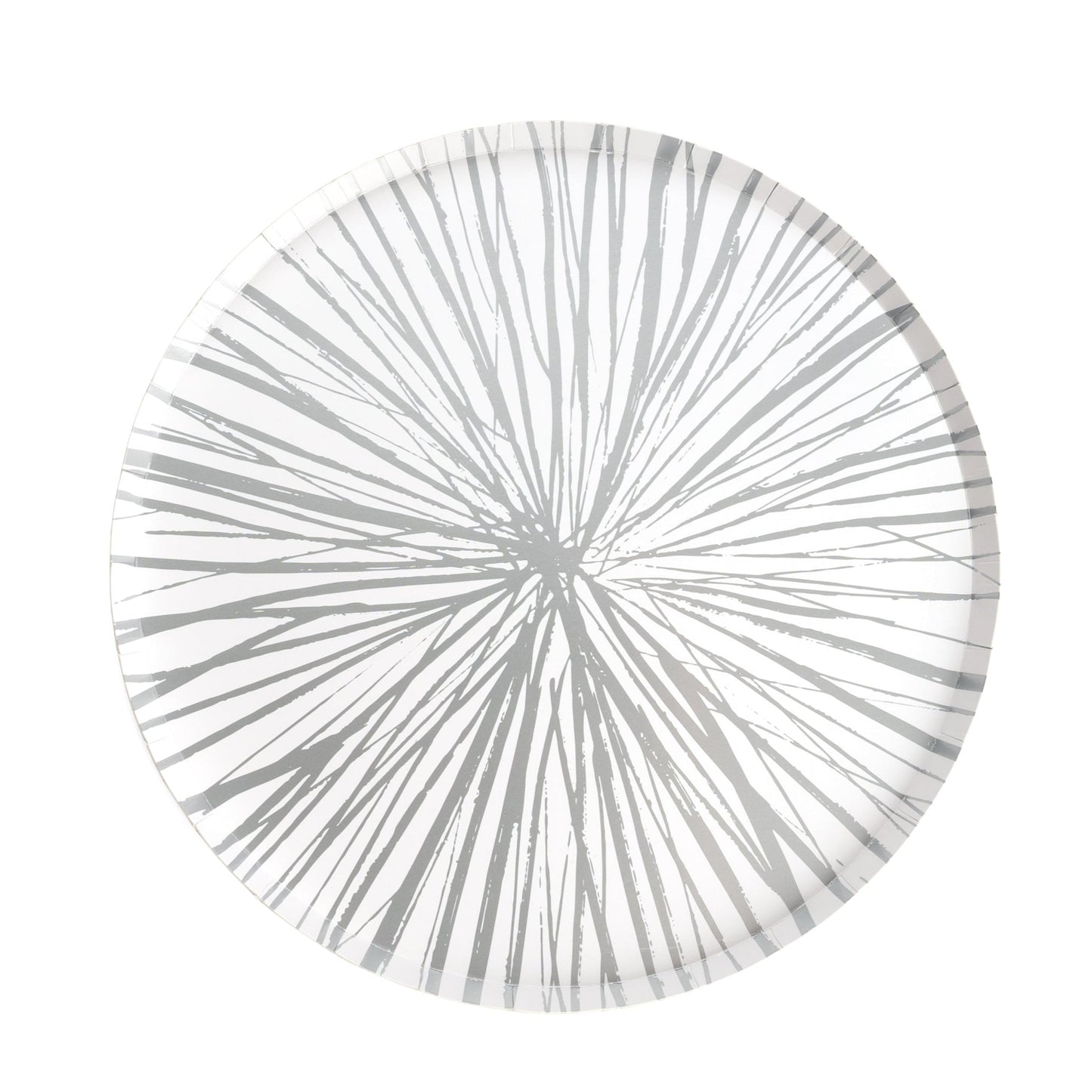 RAD24-DNP2-Radiance Silver Foil Dinner Plates