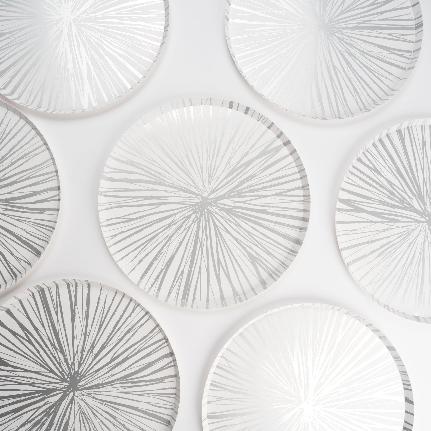 RAD24-DNP2-Radiance Silver Foil Dinner Plates