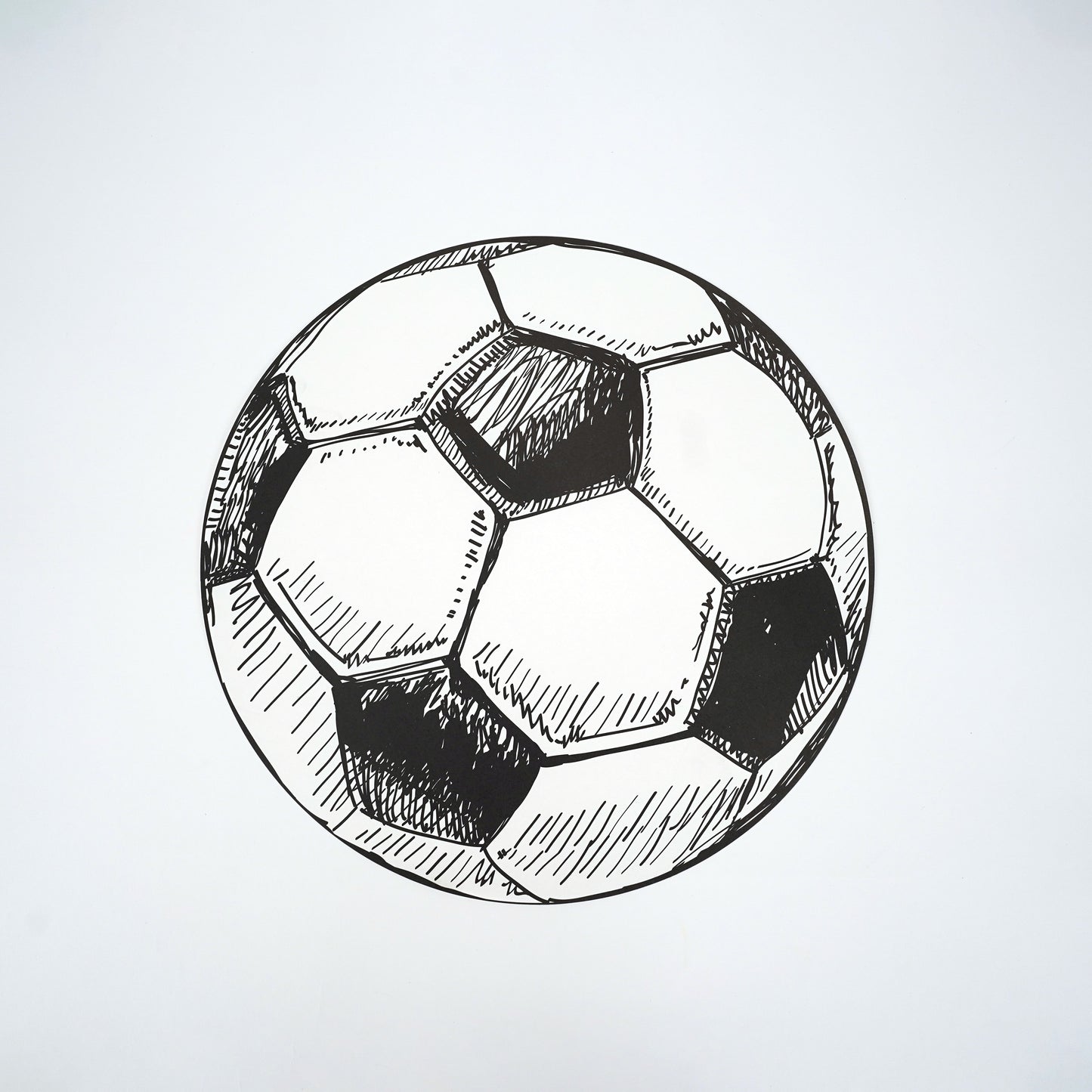 Sports Fan Soccer Ball Paper Placemats