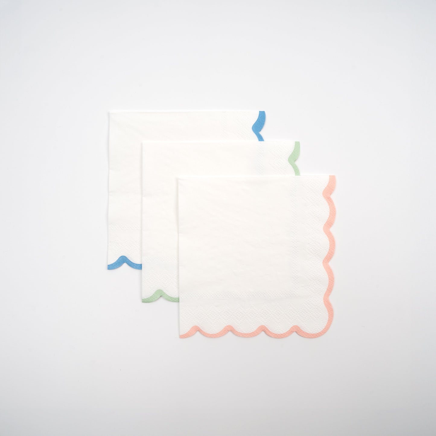 MCL23-CN3- Springtime Scallop Beverage Napkin