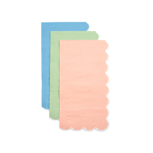 MCL23-GT5- Springtime Scallop Guest Towel