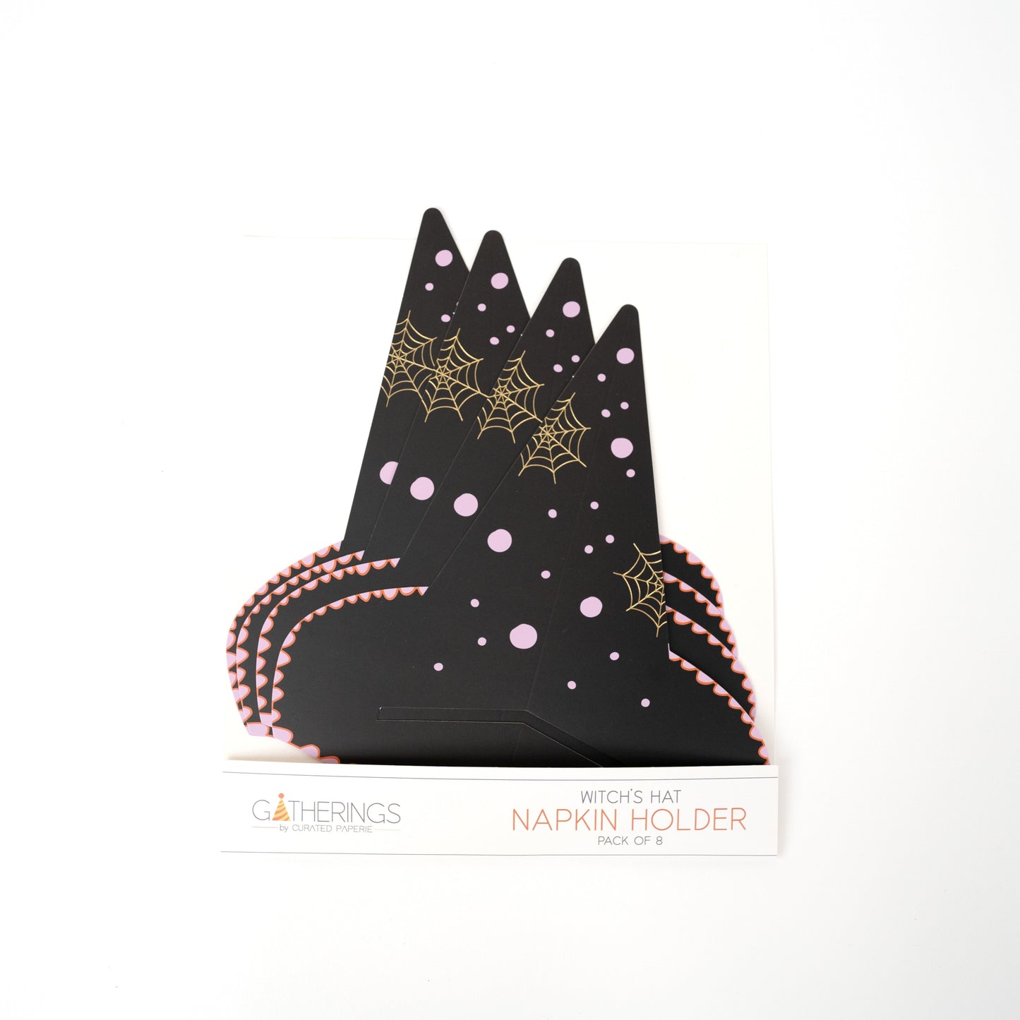 Paper Witch's Hat Halloween Napkin Holder