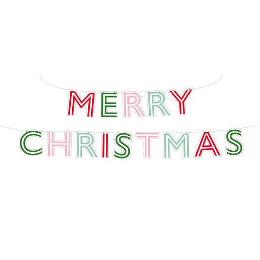 HOL25-GR1-Merry Christmas Paper Garland