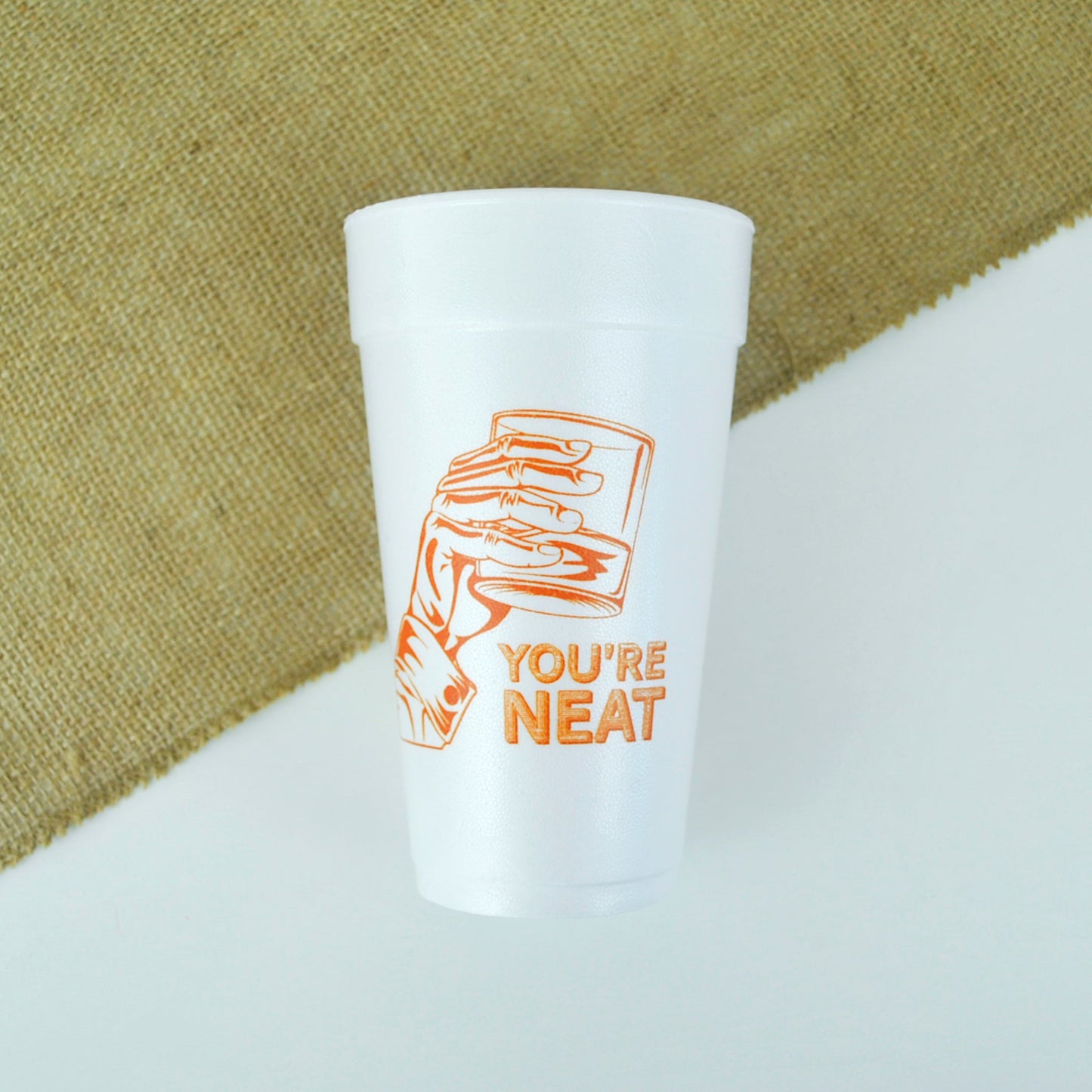 You're Neat Foam & Reusable Frosted Cups