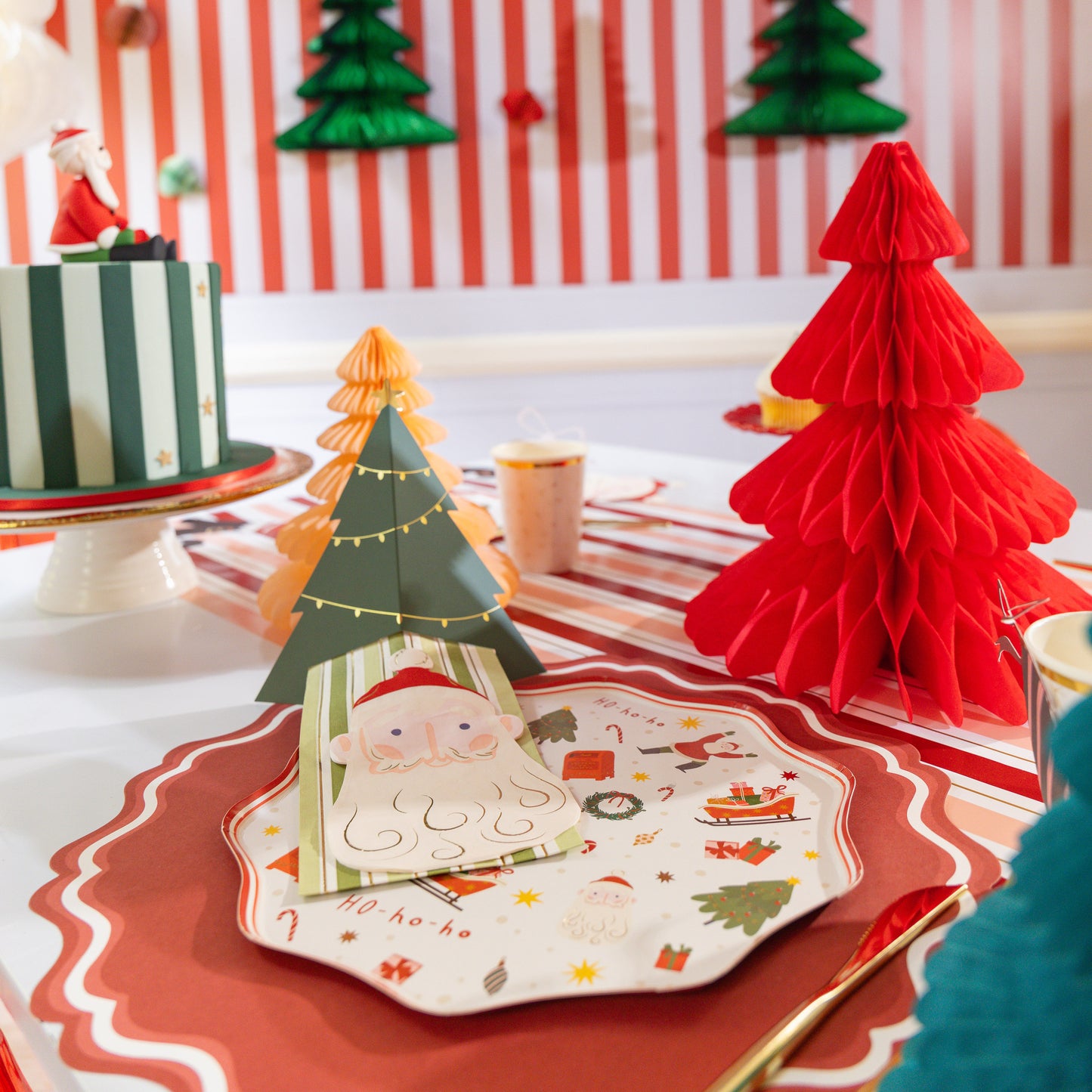 Paper Christmas Tree Napkin Holders