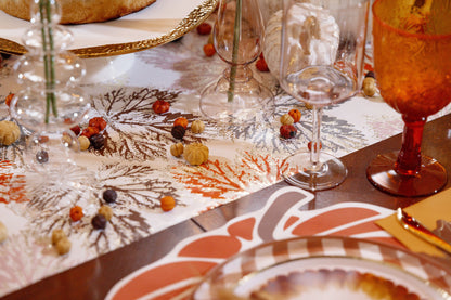 Falling Leaves Paper Table Runner