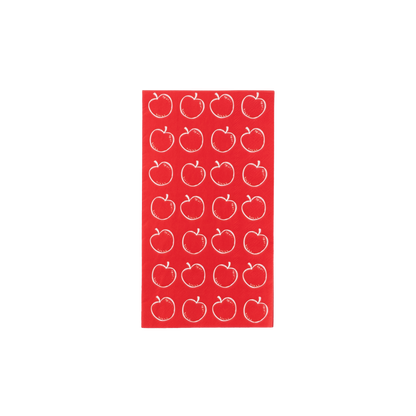 SCH25-GT2- Gatherings School Days Apple Guest Towel