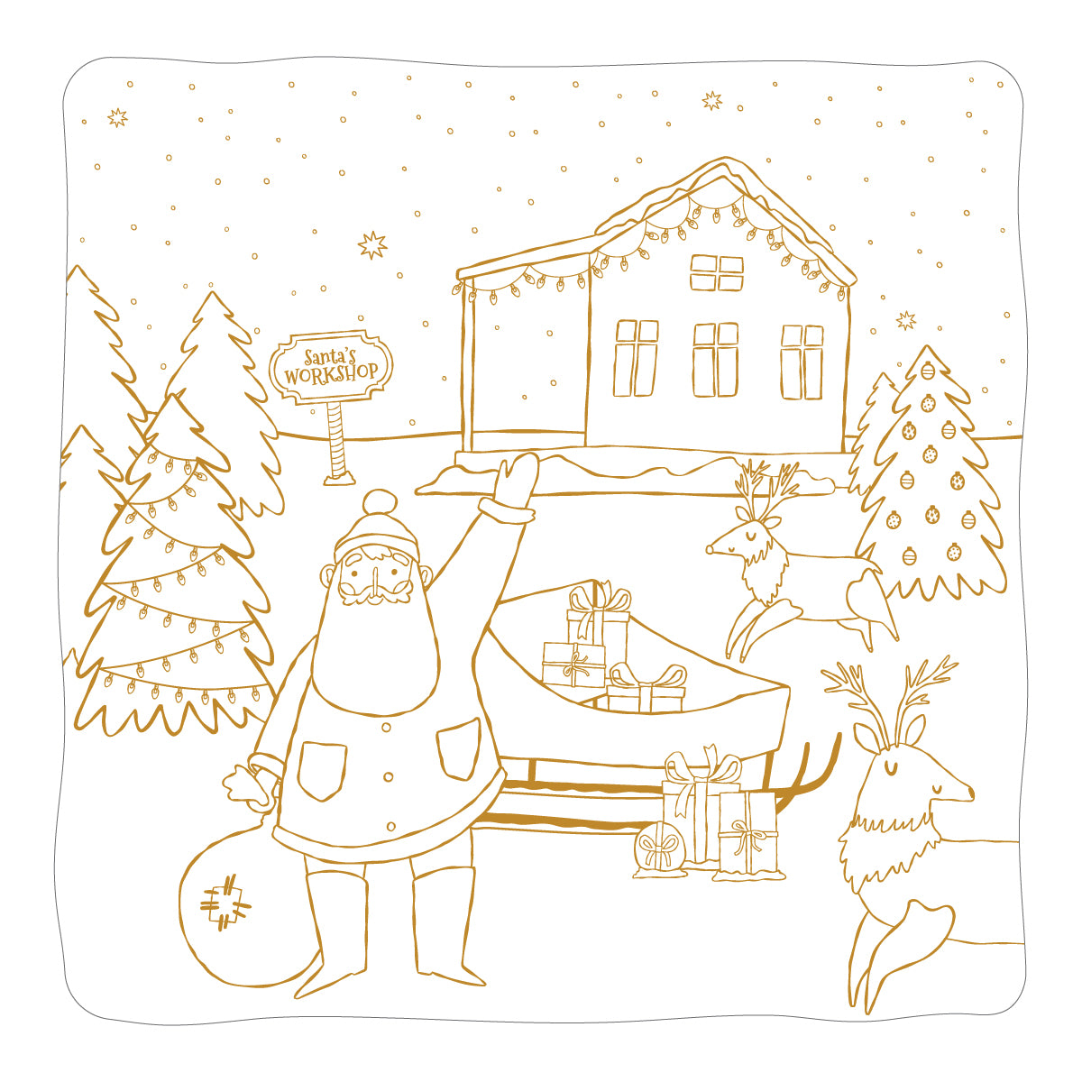 Christmas Coloring Placemats