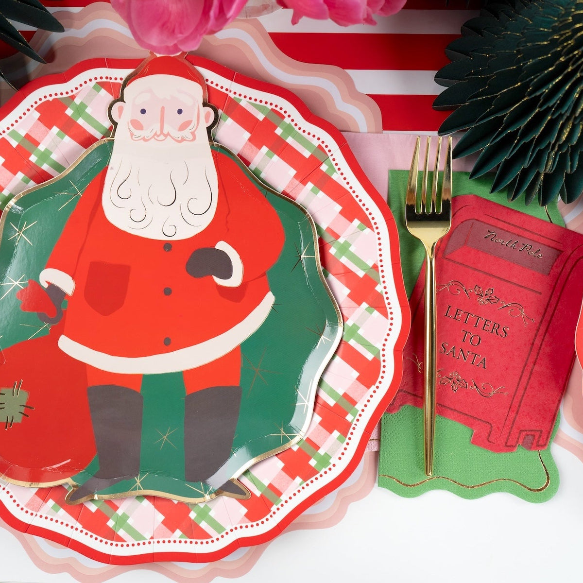 HOL23-CN1-Letters to Santa Beverage Napkins
