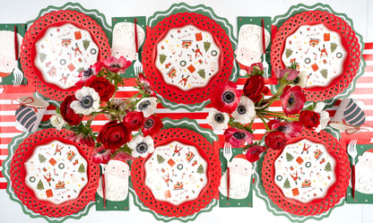 HOL24-CN4- Santa Claus Cocktail Napkin