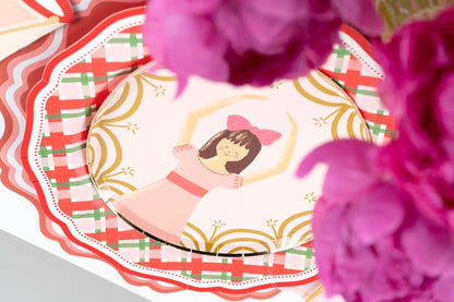 HOL25-DP7- Nutcracker Dessert Plates