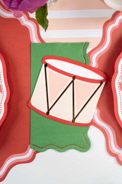 HOL25-GT4- Holiday Cheerful Guest Towels