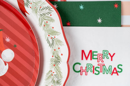 HOL25-CN6- Merry Christmas Cocktail Napkins