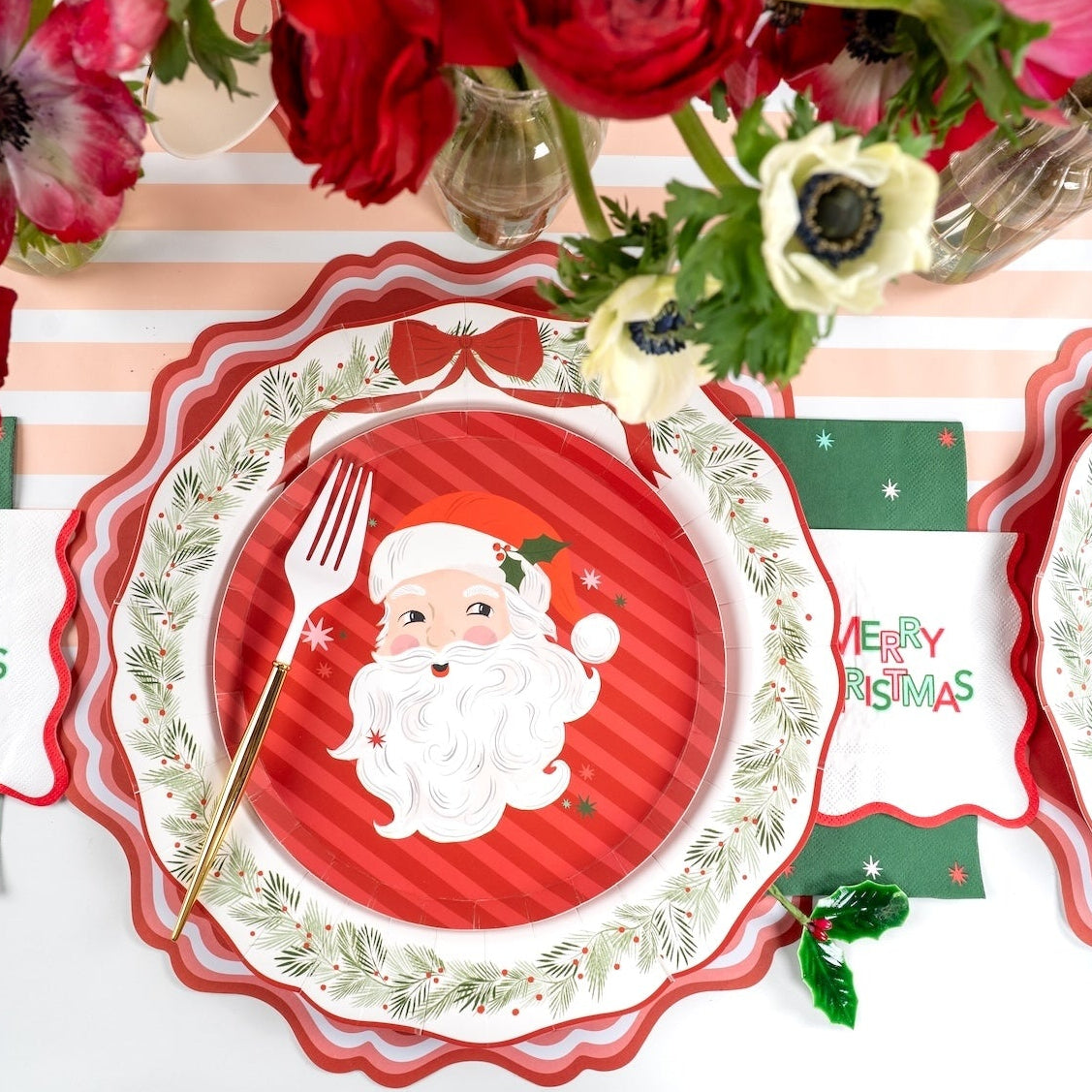 HOL25-CN6- Merry Christmas Cocktail Napkins