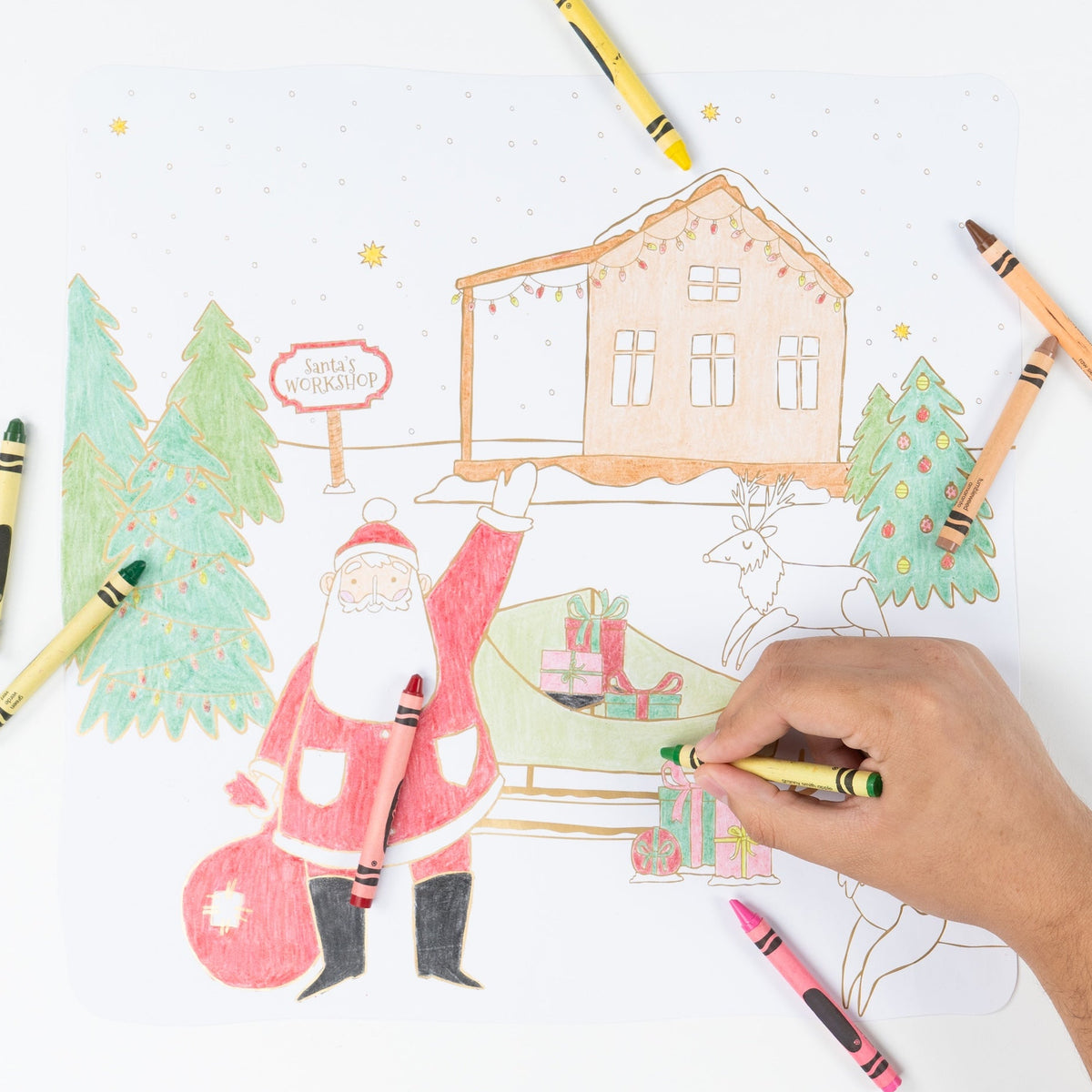 Christmas Coloring Placemats