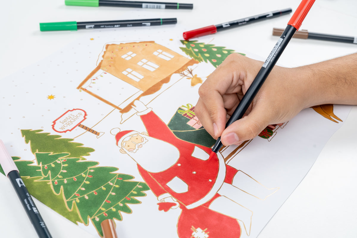 Christmas Coloring Placemats