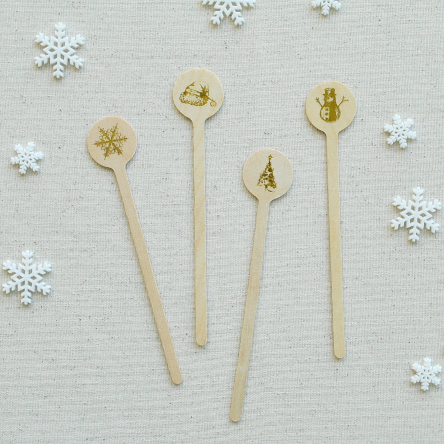 Traditional Christmas Stir Sticks