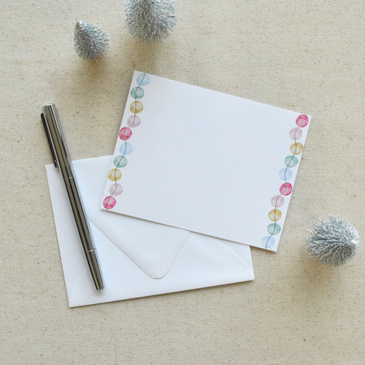 Colorful Dotted Notecards