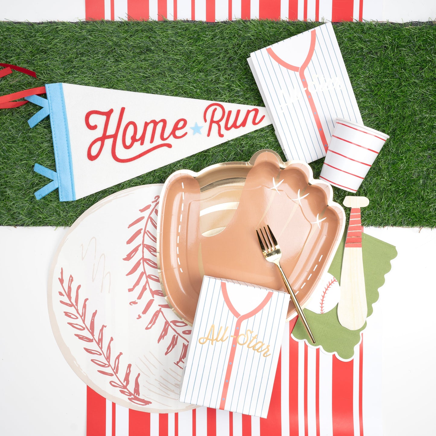 Sports Fan Baseball Paper Placemats