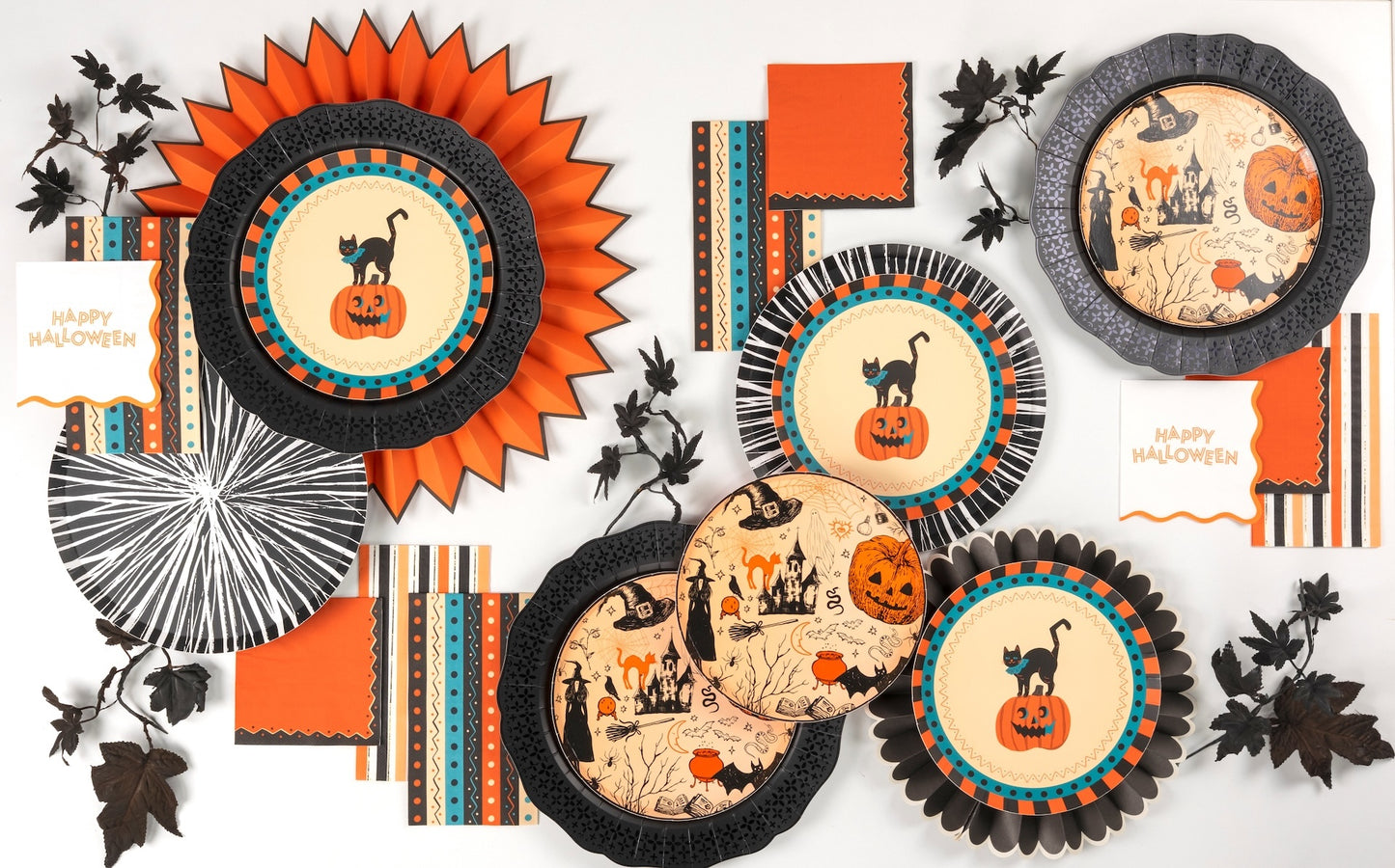 Vintage Halloween Cocktail Napkins