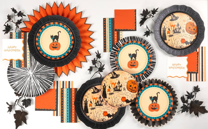 Vintage Halloween Dessert Plates