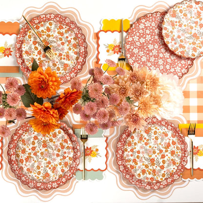 Autumn Floral Cocktail Napkins