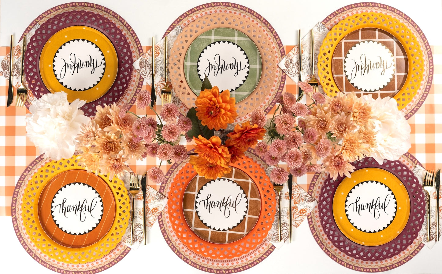 Marigold Yellow Basketweave Dinner Plates