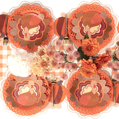 Thanksgiving Turkey Shaped Plates