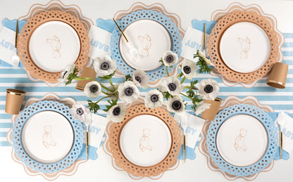 Beige Precious Baby Bear Dessert Plates
