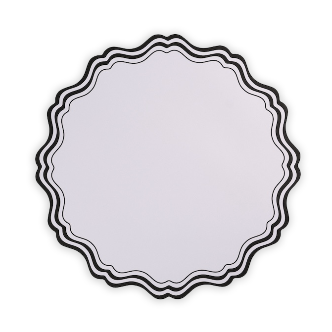 Black & White Fancy Placemats