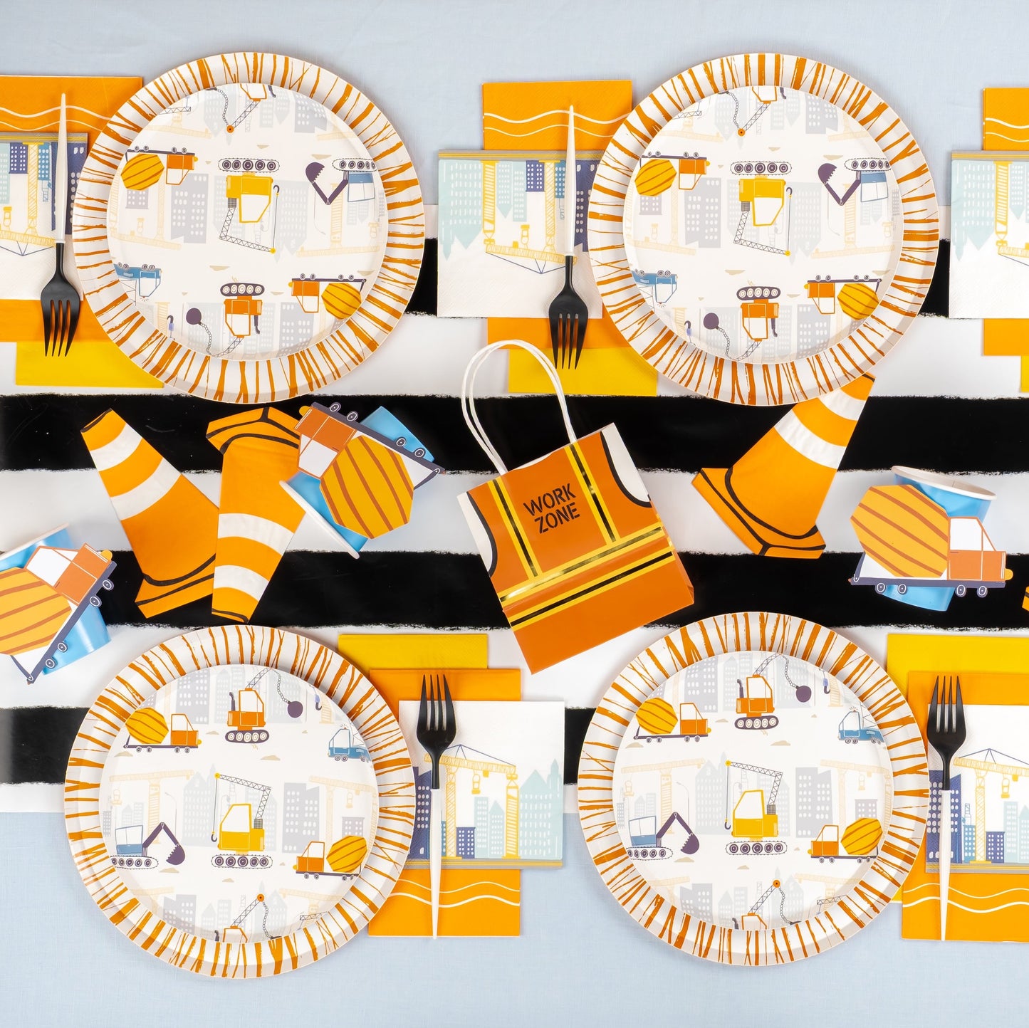 CONS25-CN2- Construction Beverage Napkins
