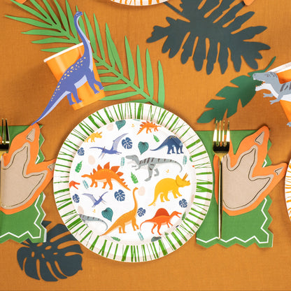 DINO25-DP1- Dinosaur Dessert Plates