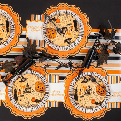 RAD24-DNP1- Radiance Black Dinner Paper Plates