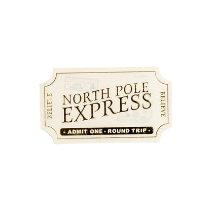 HOL25-CN9- North Pole Express Ticket Napkin
