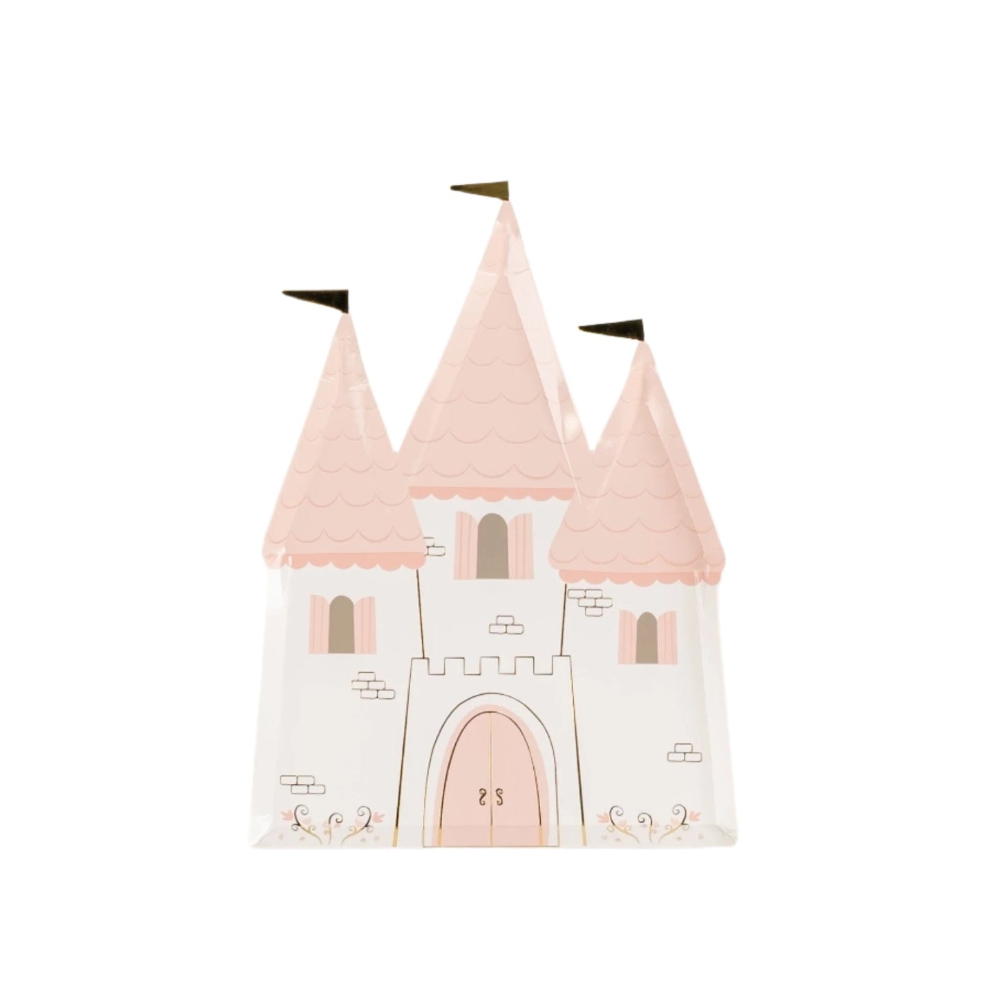 PRN25-DP4-Princess Castle Shaped Plates (PREORDER STARTS SHIPPING  08/15)