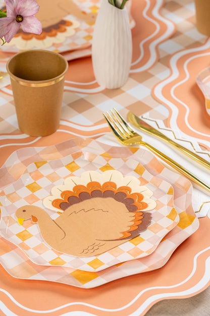 HMY25-DNP1- Harmony Plaid Dinner Plates